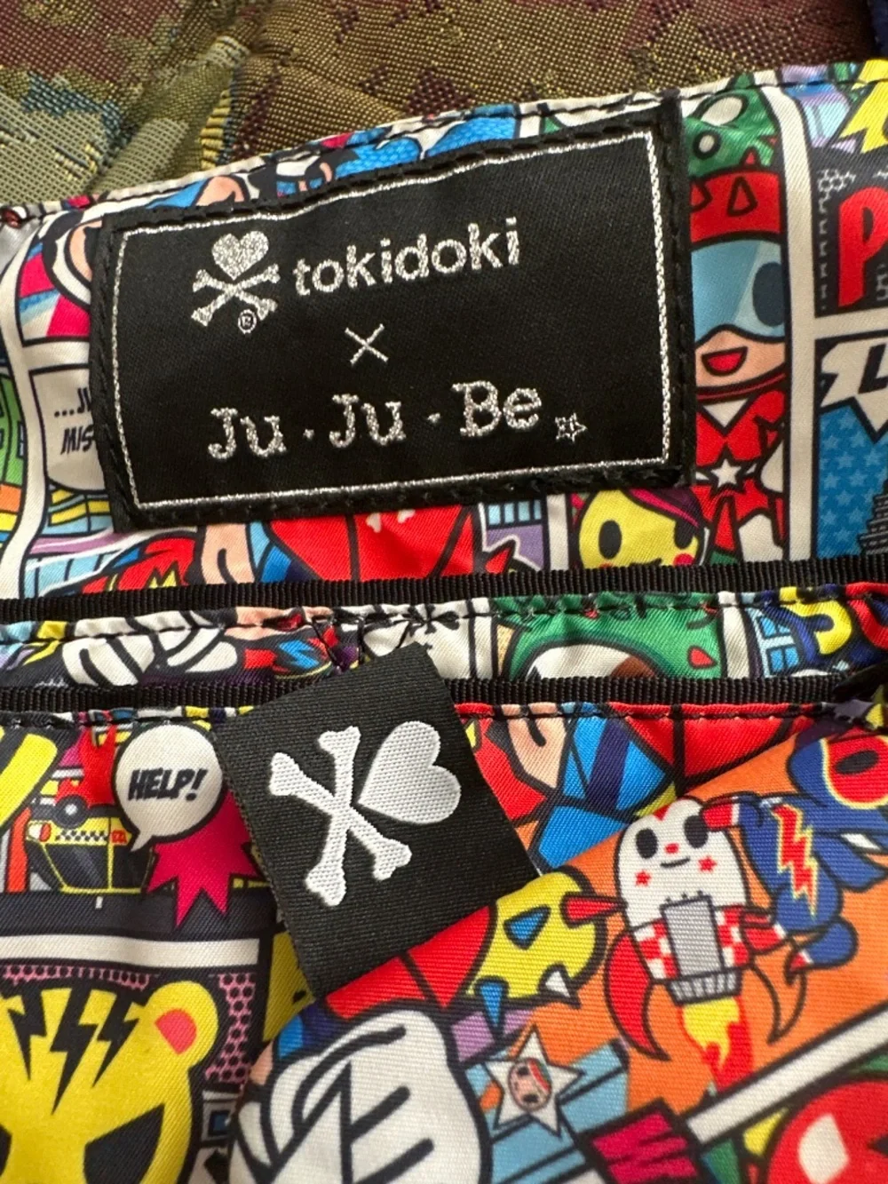 Tokidoki tote Ju Ju Be comic mint coin purse